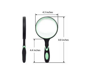 Elderly Friendly Crystal Clear Magnifying Glass for Reading And Studying