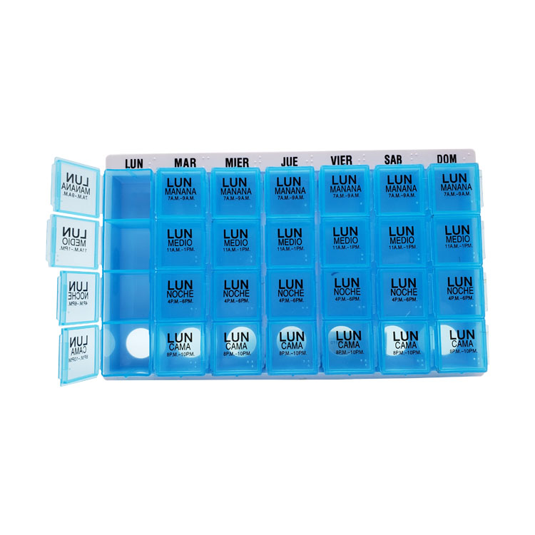 Streamlined Weekly Pill Box Aids In Elderly Medication Management